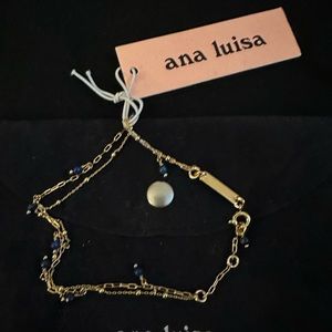 Ana Luisa Lapiz Lazuli Anklet